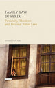 Book cover of: Family Law in Syria. By: Esther van Eijk