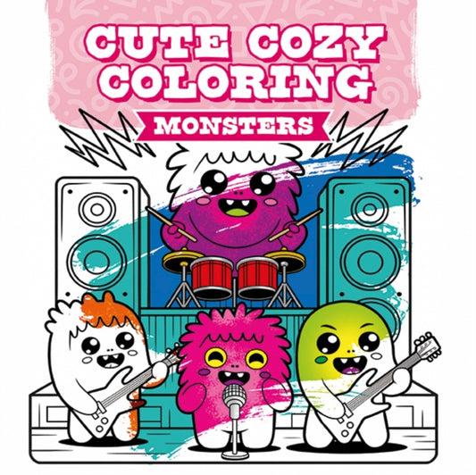 Book cover of: Cute Cozy Coloring: Monsters