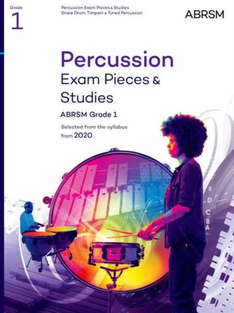 Book cover of: Percussion Exam Pieces & Studies, ABRSM Grade 1