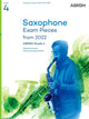 Book cover of: Saxophone Exam Pieces from 2022, ABRSM Grade 4