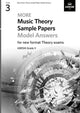Book cover of: More Music Theory Sample Papers Model Answers, ABRSM Grade 3