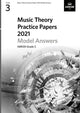 Book cover of: Music Theory Practice Papers Model Answers 2021, ABRSM Grade 3