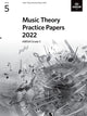 Book cover of: Music Theory Practice Papers 2022, ABRSM Grade 5