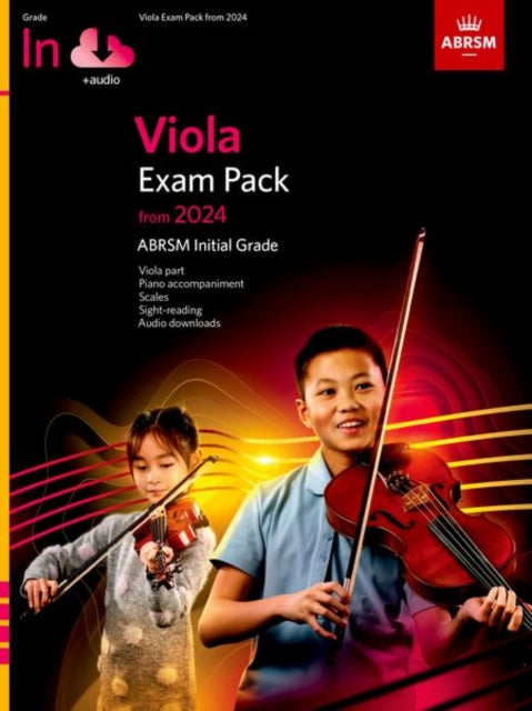 Book cover of: Viola Exam Pack from 2024, Initial Grade