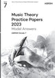 Book cover of: Music Theory Practice Papers Model Answers 2023, ABRSM Grade 7