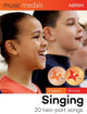 Book cover of: Music Medals Copper & Bronze Singing: 20 two-part songs
