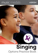 Book cover of: Music Medals Singing Options Practice Book
