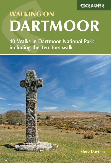 Book cover of: Walking on Dartmoor. By: Steve Davison