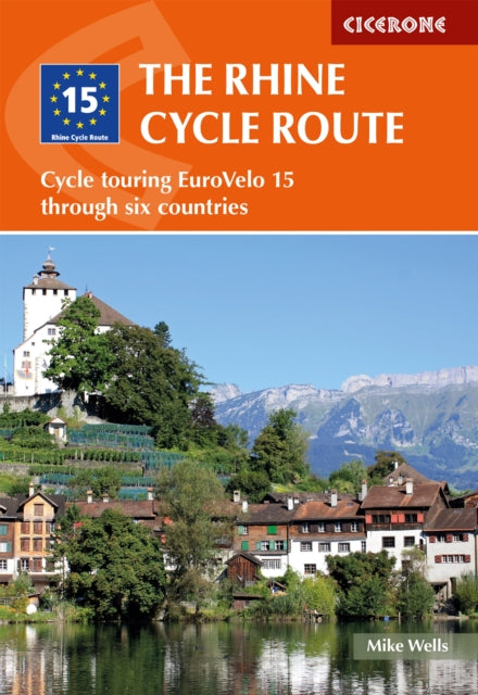 Book cover of: Rhine Cycle Route. By: Mike Wells