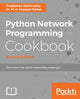 Book cover of: Python Network Programming Cookbook -. By: Pradeeban Kathiravelu