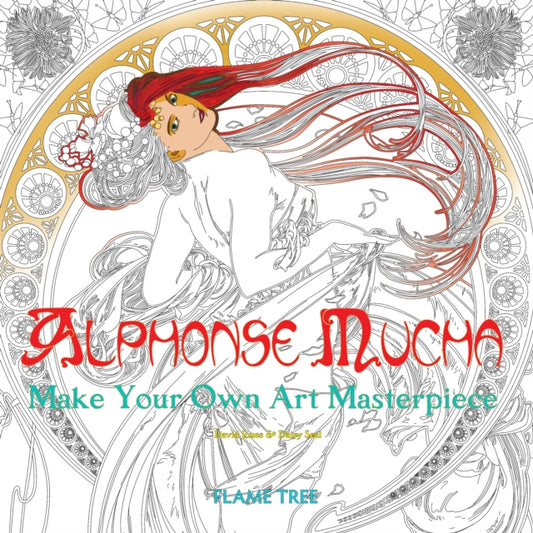 Book cover of: Alphonse Mucha (Art Colouring Book). By: Daisy Seal