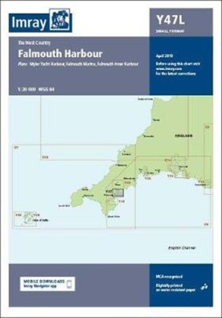 Book cover of: Imray Chart Y47 Falmouth Harbour Laminated