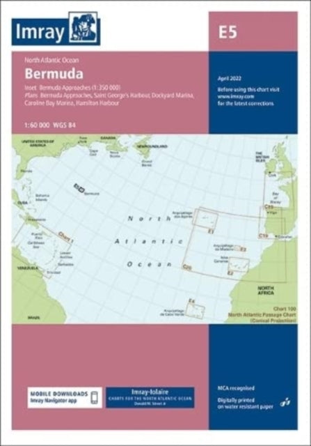 Book cover of: Imray Chart E5
