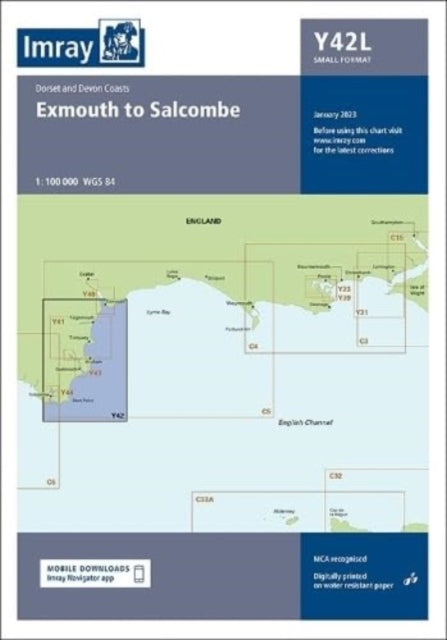 Book cover of: Imray Chart Y42