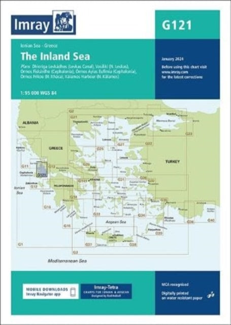 Book cover of: Imray Chart G121