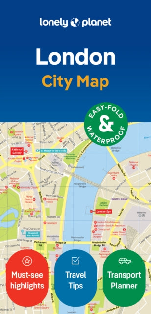 Book cover of: Lonely Planet London City Map. By: Lonely Planet