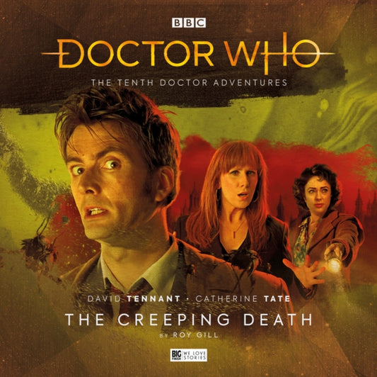Book cover of: Tenth Doctor Adventures Volume Three: The Creeping Death. By: Roy Gill