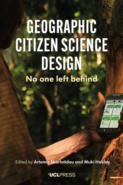 Book cover of: Geographic Citizen Science Design. By: Muki Haklay