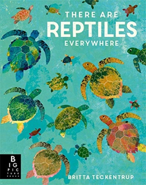 Book cover of: There are Reptiles Everywhere. By: Britta Teckentrup