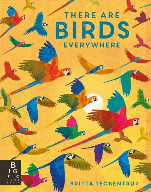 Book cover of: There are Birds Everywhere. By: Britta Teckentrup