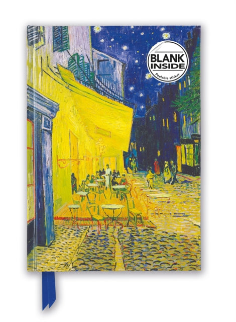 Book cover of: Vincent van Gogh: Cafe Terrace (Foiled Blank Journal). By: Flame Tree Studio