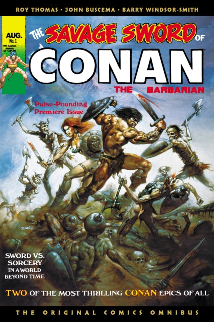Book cover of: Savage Sword of Conan: The Original Comics Omnibus Vol.1. By: Roy Thomas