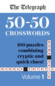 Book cover of: Telegraph 50-50 Crosswords Volume 1. By: Telegraph Media Group Ltd