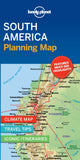 Book cover of: Lonely Planet South America Planning Map. By: Lonely Planet