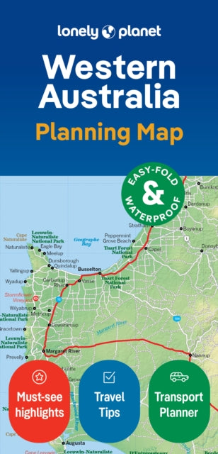Book cover of: Lonely Planet Western Australia Planning Map. By: Lonely Planet