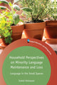Book cover of: Household Perspectives on Minority Language Maintenance and Loss. By: Isabel Velazquez