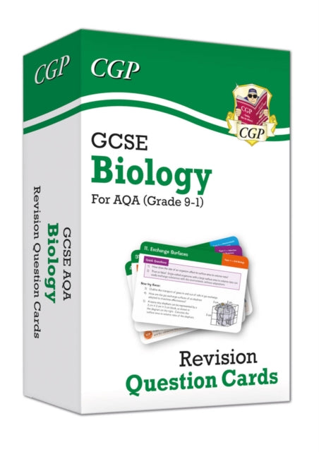 GCSE Biology AQA Revision Question Cards - Q&A cards for quick practice 9781789080520 CGP Books