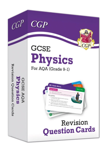 Book cover of: GCSE Physics AQA Revision Question Cards - Q&A cards for quick practice