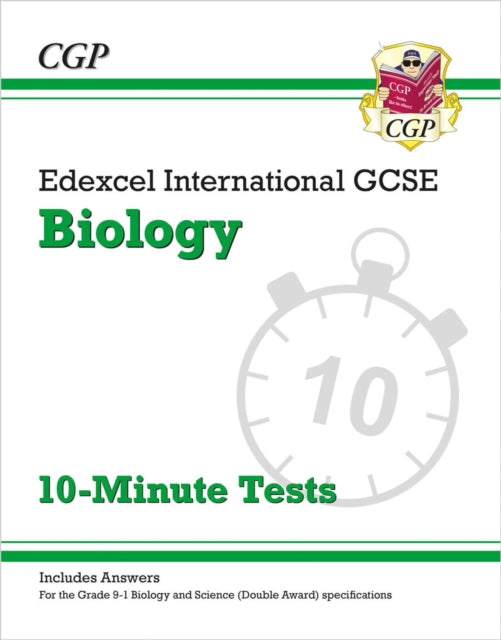 Edexcel International GCSE Biology: 10-Minute Tests (with answers) 9781789080858 CGP Books