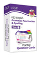 Book cover of: KS2 English Year 3 Practice Question Cards: Grammar, Punctuation & Spelling