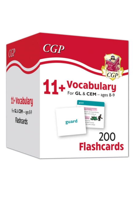 Book cover of: 11+ Vocabulary Flashcards for Ages 8-9 - Pack 1