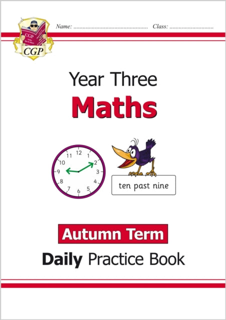 KS2 Maths Year 3 Daily Practice Book: Autumn Term 9781789086492 CGP Books