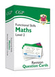 Functional Skills Maths Revision Question Cards - Level 2 9781789086966 CGP Books