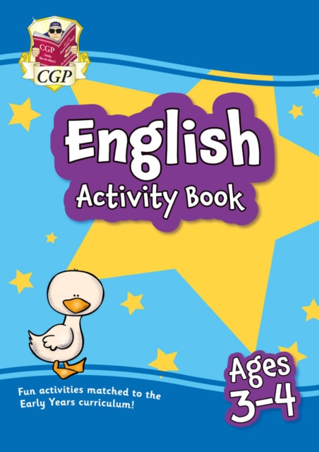 Book cover of: English Activity Book for Ages 3-4 (Preschool)