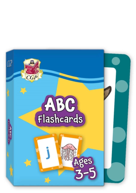 Book cover of: ABC Flashcards for Ages 3-5: perfect for learning the alphabet
