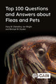 Book cover of: Top 100 Questions and Answers about Fleas and Pets. By: Hany Elsheikha