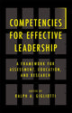 Book cover of: Competencies for Effective Leadership. By: Ralph A. Gigliotti