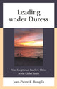 Book cover of: Leading under Duress. By: Jean-Pierre Bongila