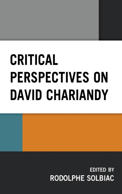Book cover of: Critical Perspectives on David Chariandy. By: Rodolphe Solbiac