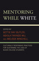 Book cover of: Mentoring While White. By: Bettie Ray Butler