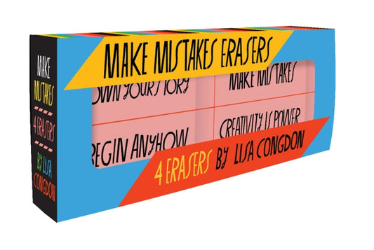 Book cover of: Make Mistakes Erasers. By: Lisa Congdon