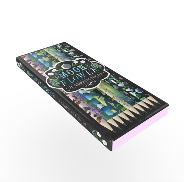 Book cover of: Moonflower Graphite Pencils. By: Katie Daisy