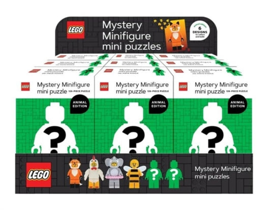 Book cover of: LEGO Mystery Minifigure Puzzles 12 Copy CDU (GREEN: Animal Edition)