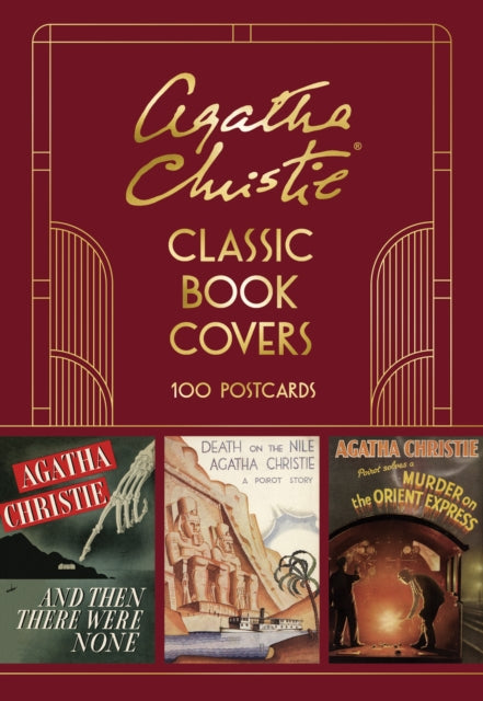 Book cover of: Agatha Christie Classic Book Covers: 100 Postcards