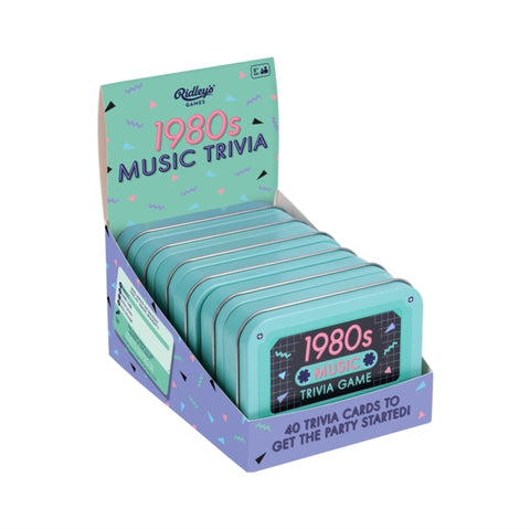 1980s Music Trivia Game CDU of 6