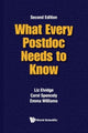 Book cover of: What Every Postdoc Needs To Know. By: Liz Elvidge